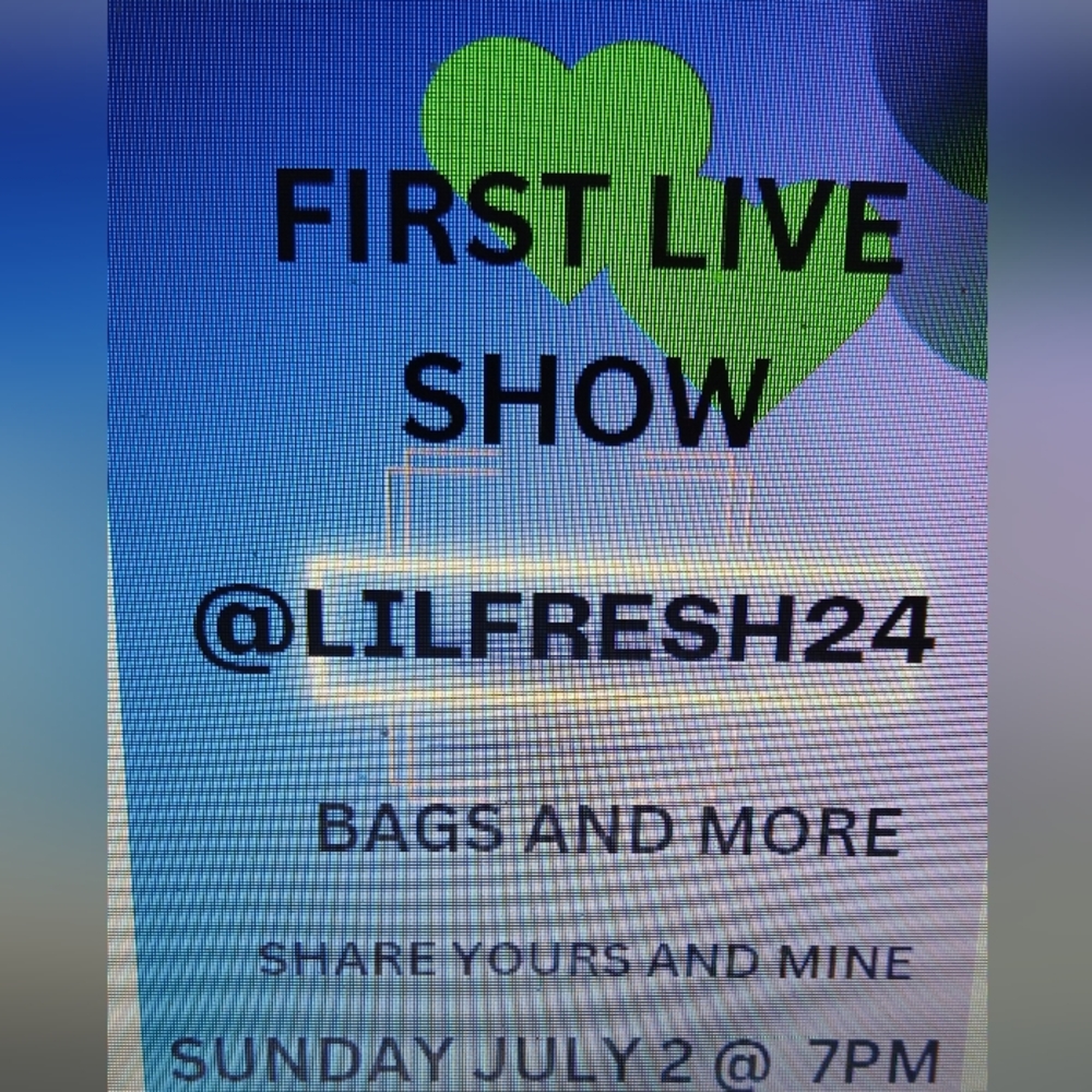 1st live. 7/2@ 7pm est!!!!!